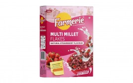 Farmerie Multi Millet Flakes Natural Strawberry Flavour  Pack  300 grams
